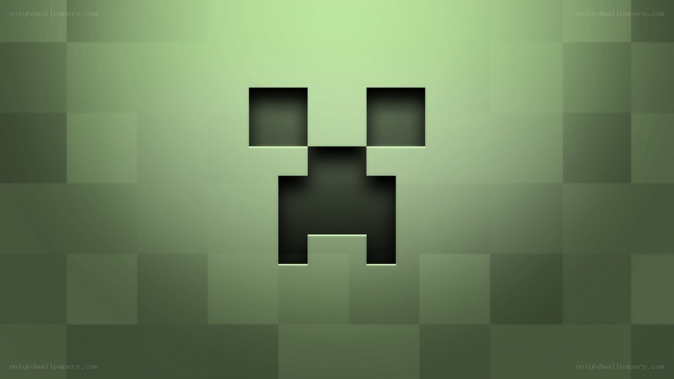 Creeper face from Minecraft