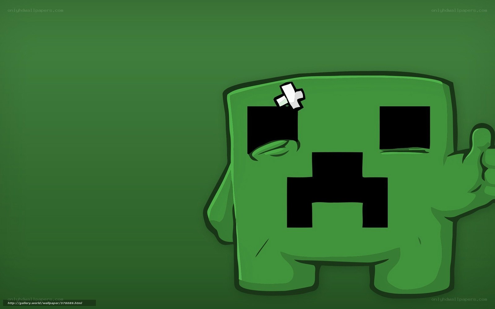 Creeper with bandage