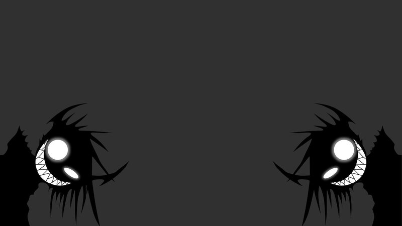 creepy anime eyes