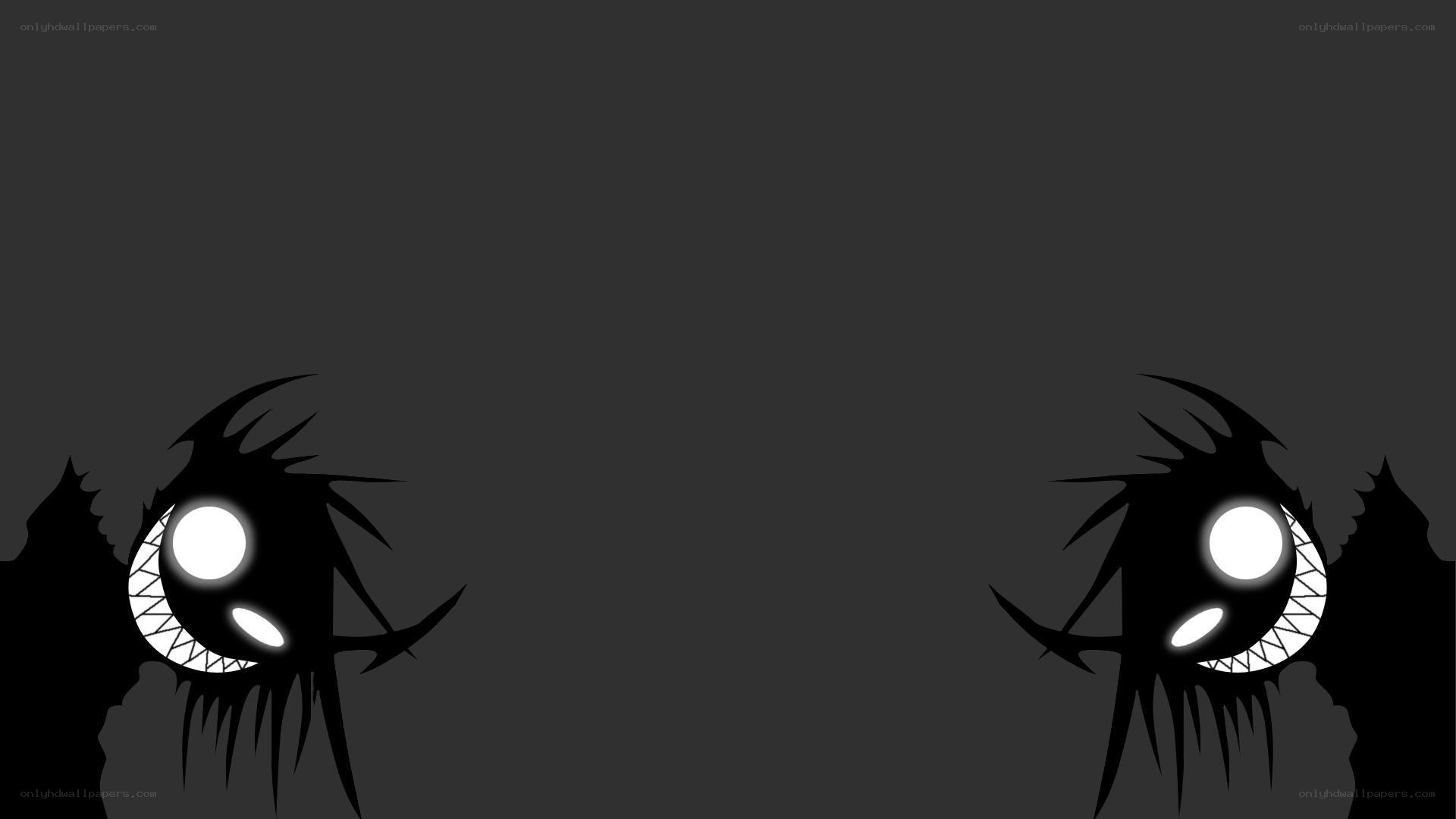 creepy anime eyes