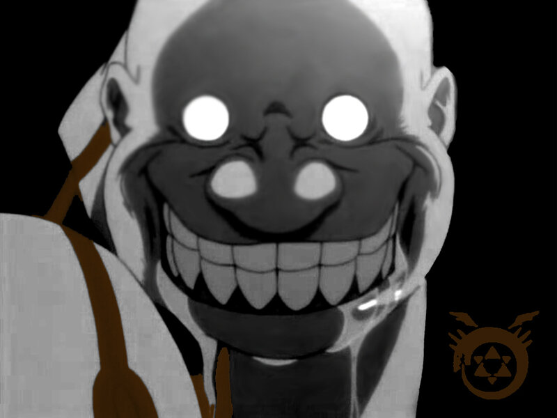 creepy character close-up