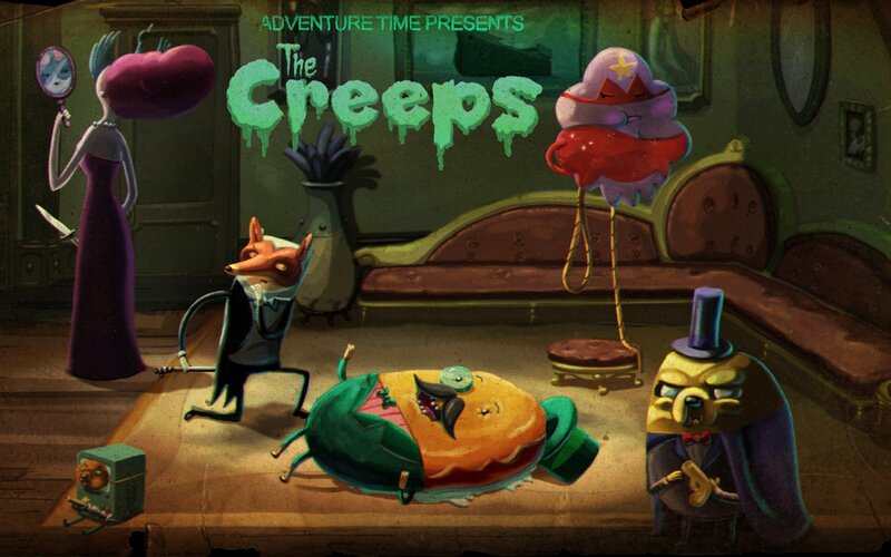 Creepy Characters in Room