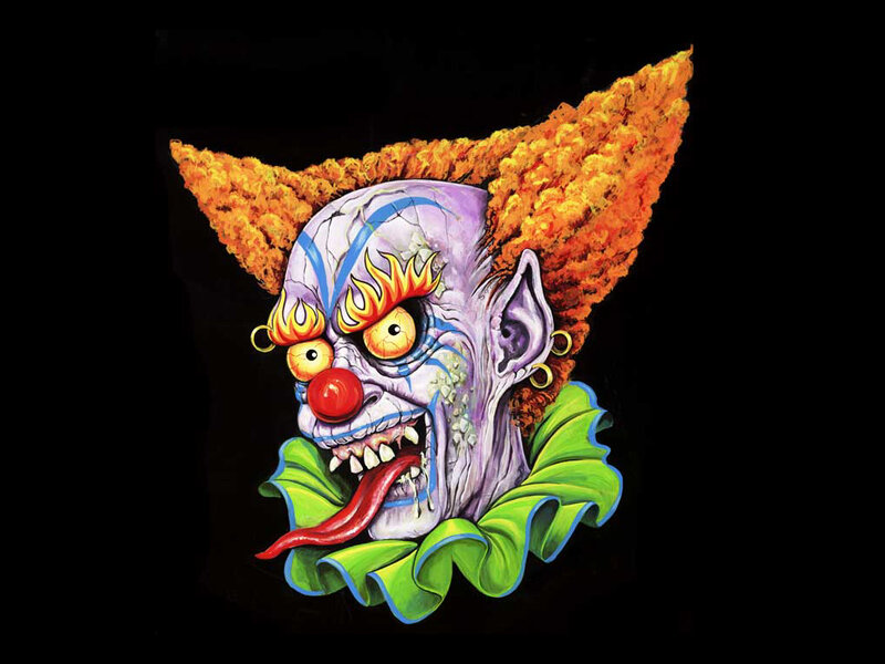 Creepy Clown Head