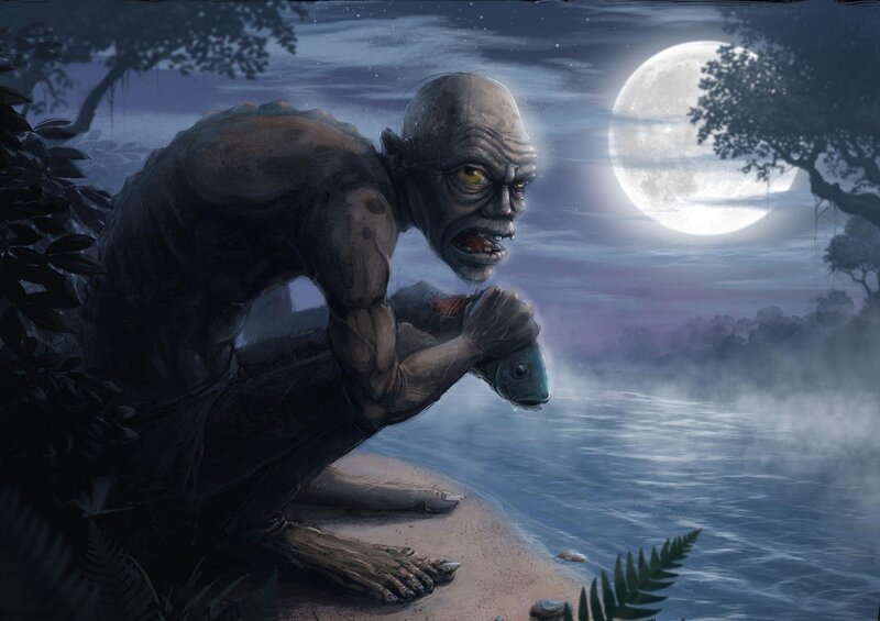 Creepy Creature by River