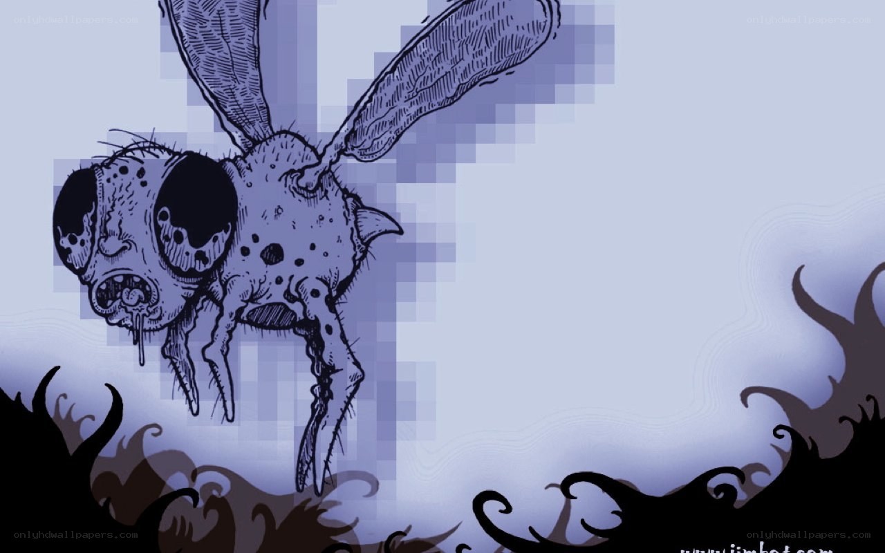 creepy insect illustration