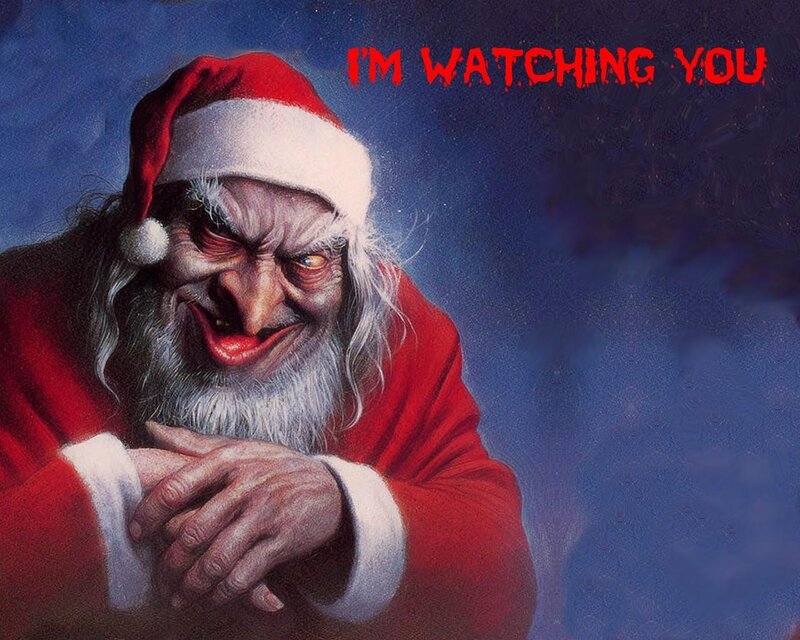 Creepy Santa Claus