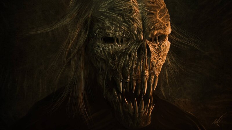 Creepy Skull Creature