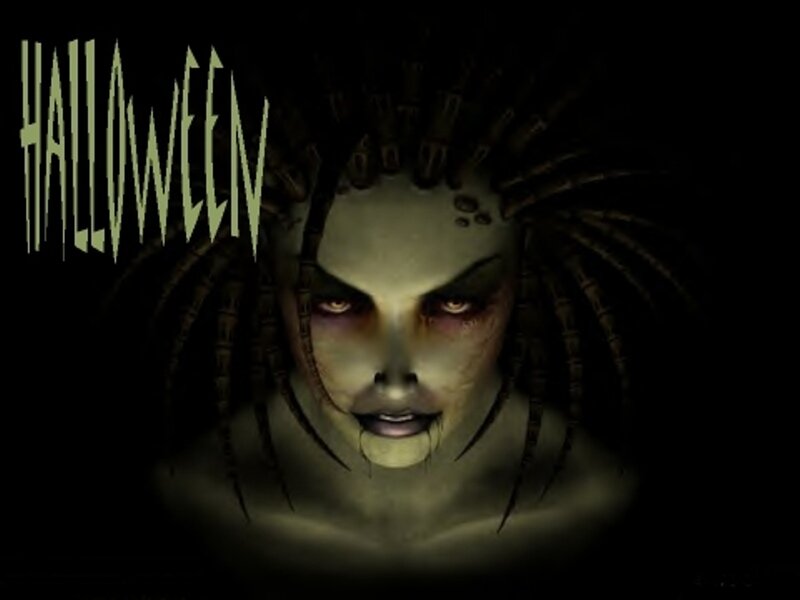 Creepy Woman with Dreadlocks