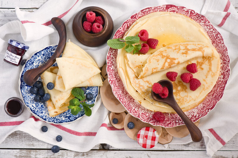 Crepes with Berries