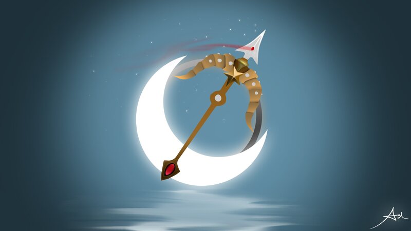 Crescent Moon and Bow