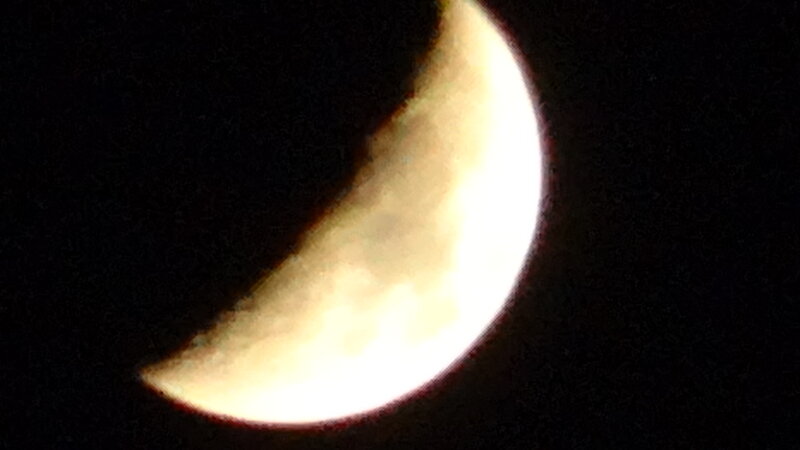 Crescent Moon — Black, Dark