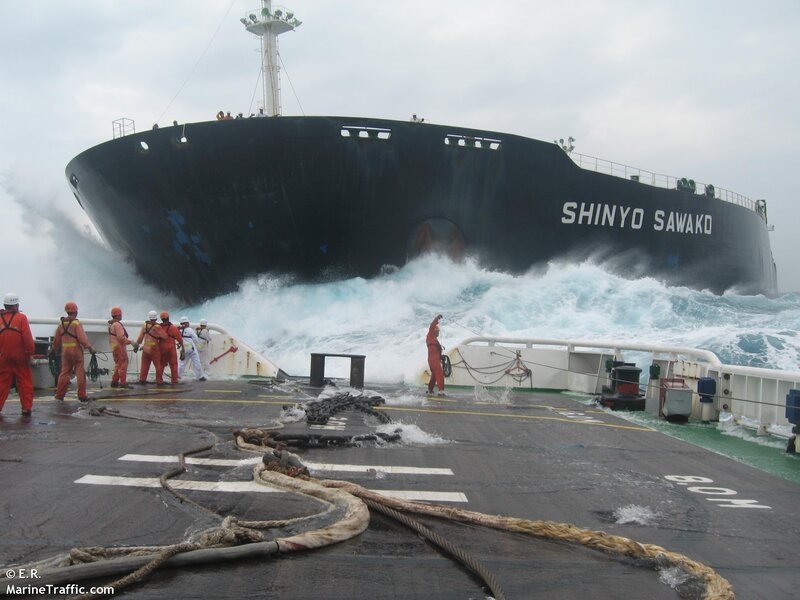 Crew on Ship Deck — Black