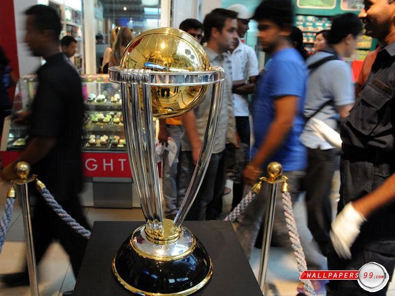 Cricket World Cup Trophy — Gold