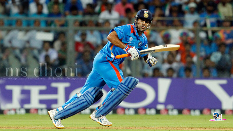Cricketer Batting — Blue, Dynamic, Night
