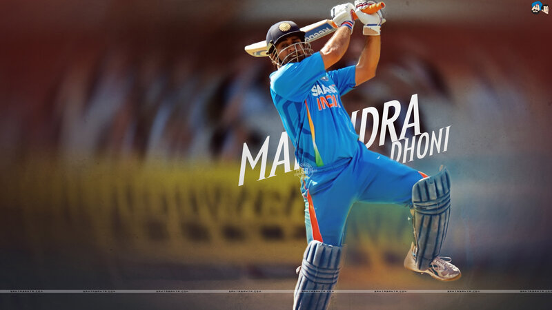 Cricketer Batting — Blue, Dynamic, Photograph