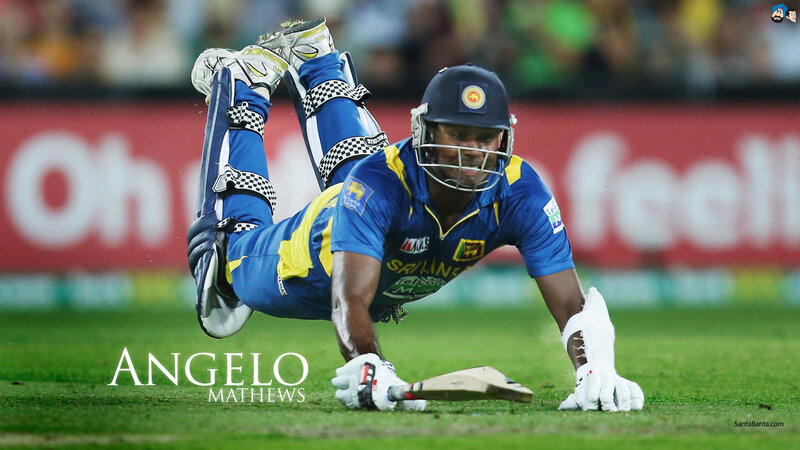 Cricketer Diving on Field