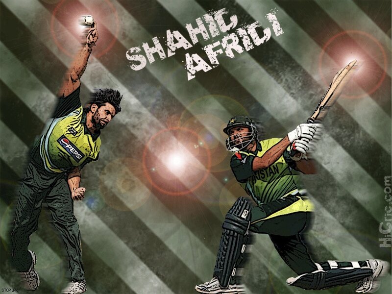Cricketer in Action — Green