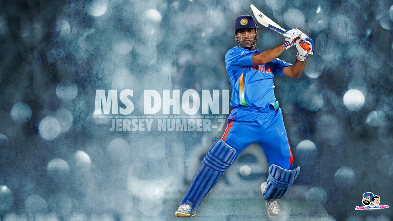 Cricketer in Blue Uniform — Dynamic