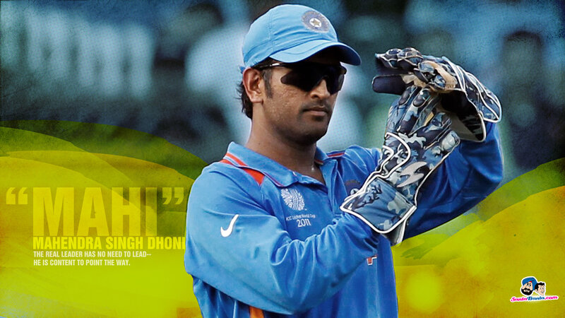 Cricketer in Blue Uniform
