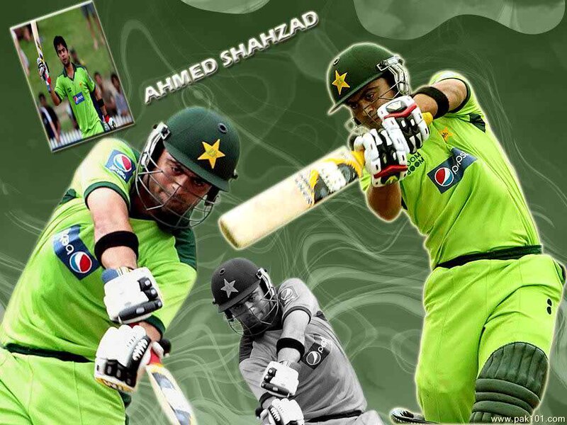 Cricketer in Green Uniform