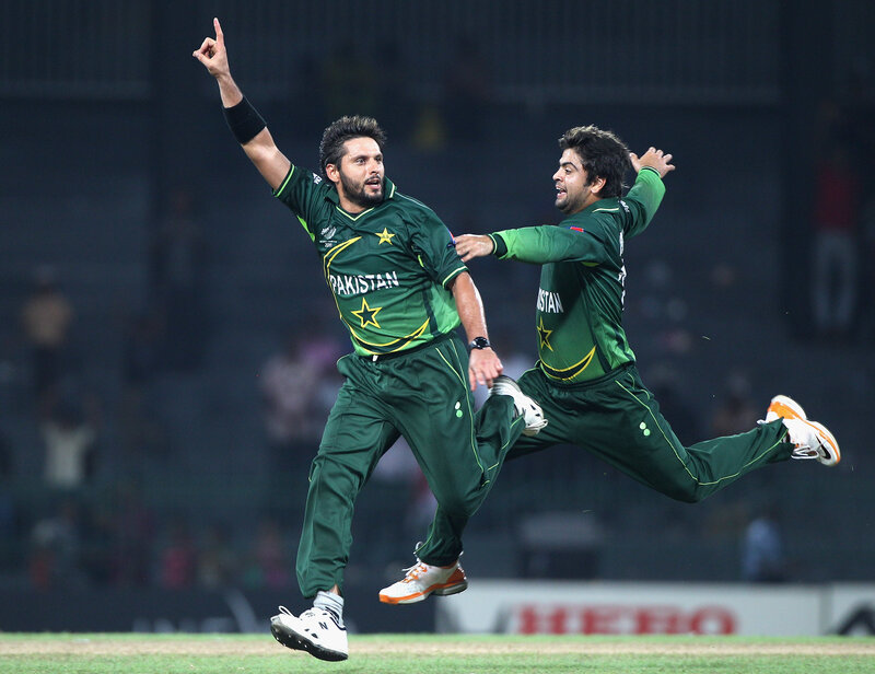 Cricketers Celebrating — Green
