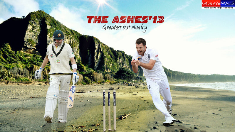 Cricketers on Beach