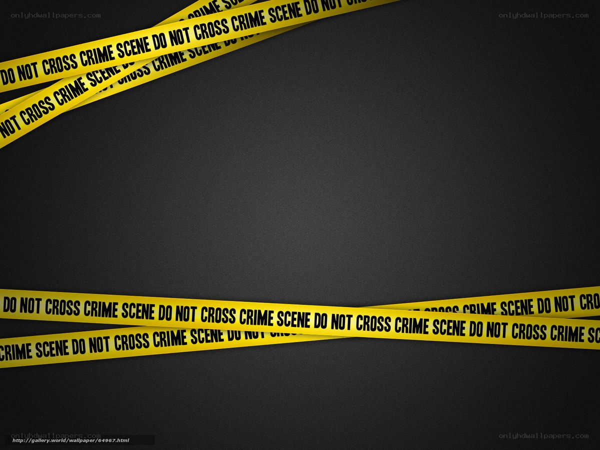 crime scene tape on black background