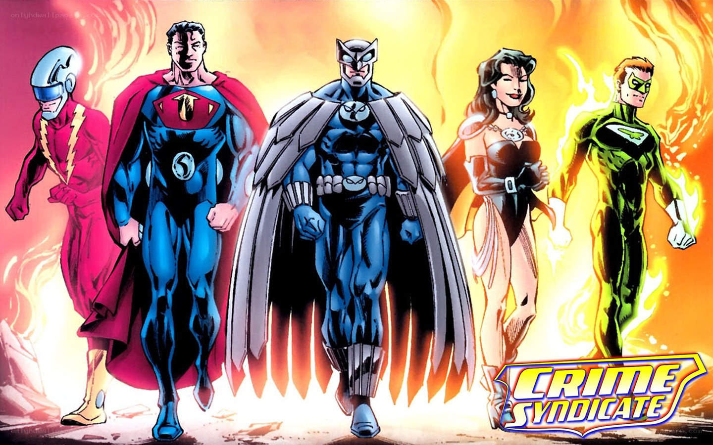 Crime Syndicate superheroes
