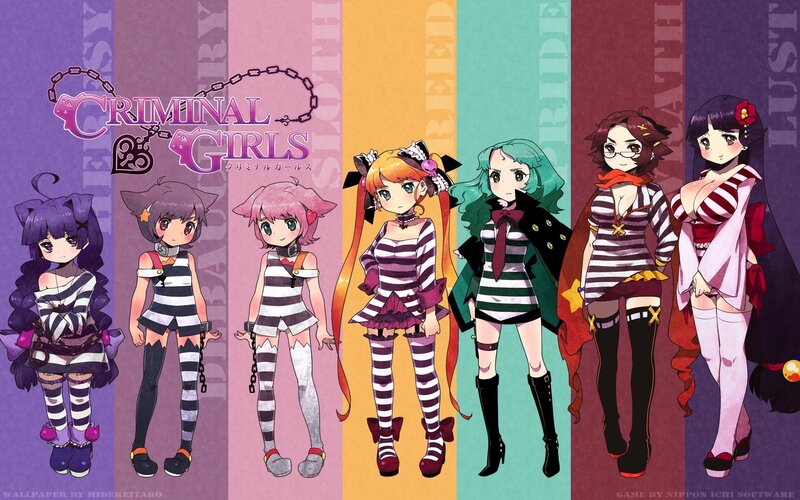 Criminal Girls character lineup