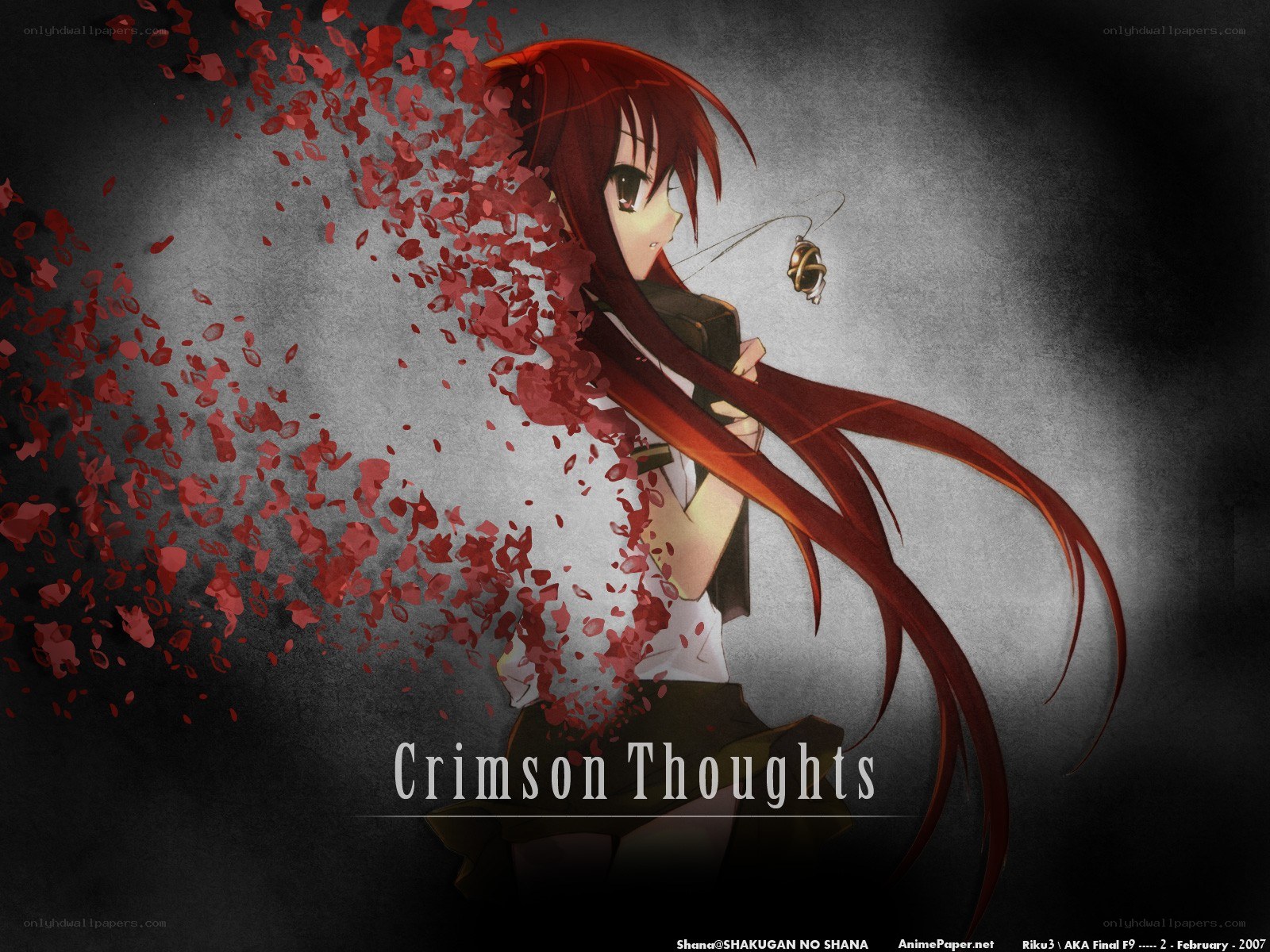 Crimson Thoughts anime art