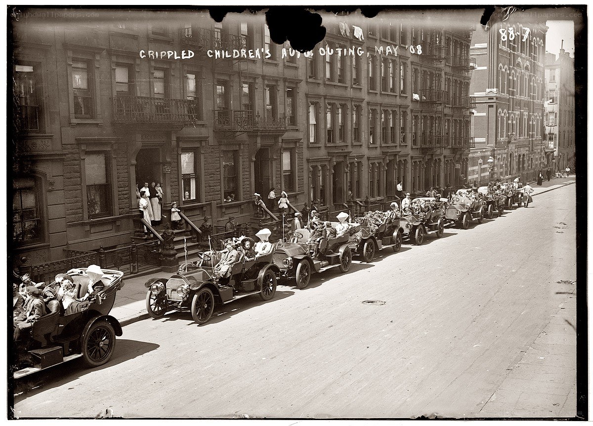 Crippled Children's Auto Outing