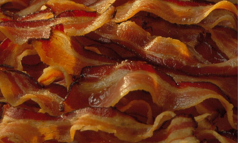 Crispy bacon strips
