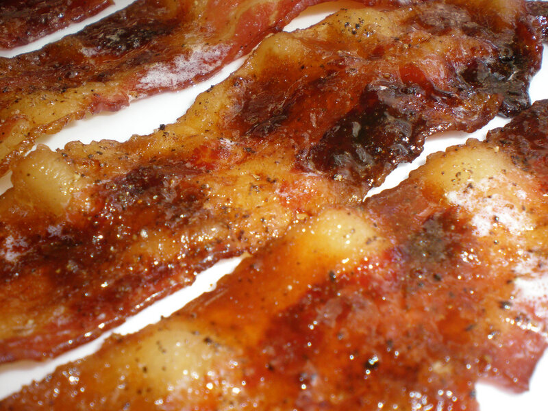 Crispy bacon strips