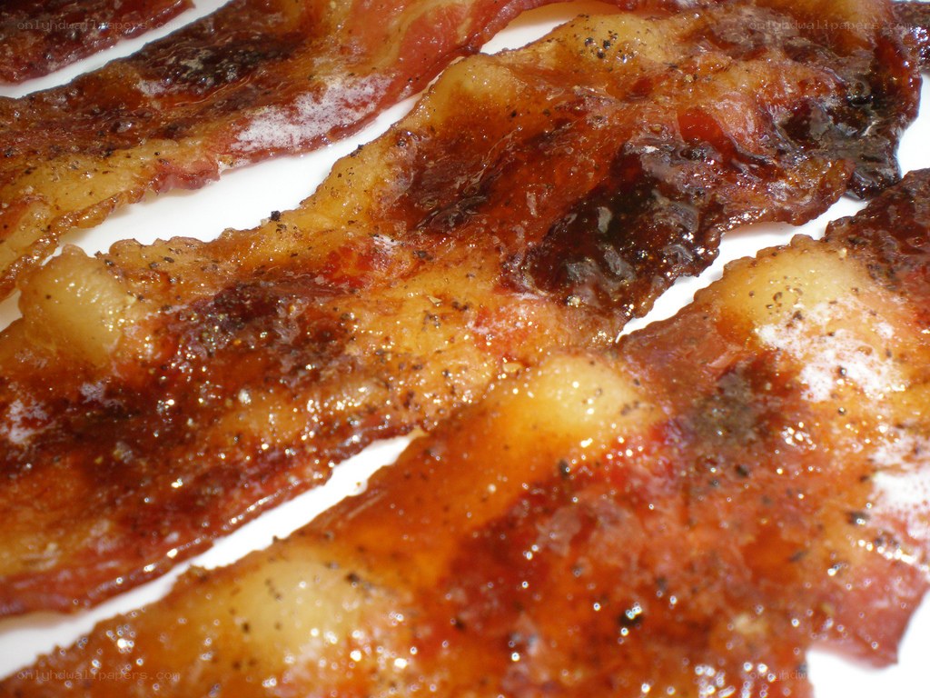 Crispy bacon strips