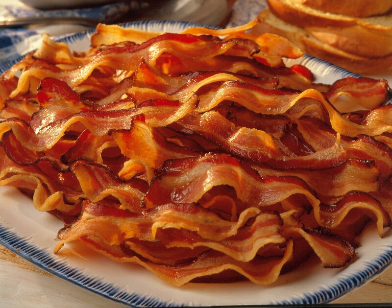 Crispy Bacon Strips — Brown