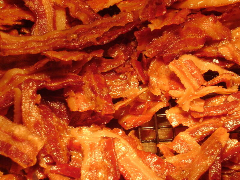 Crispy bacon strips