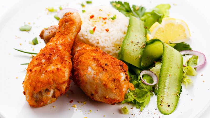 Crispy Fried Chicken Legs