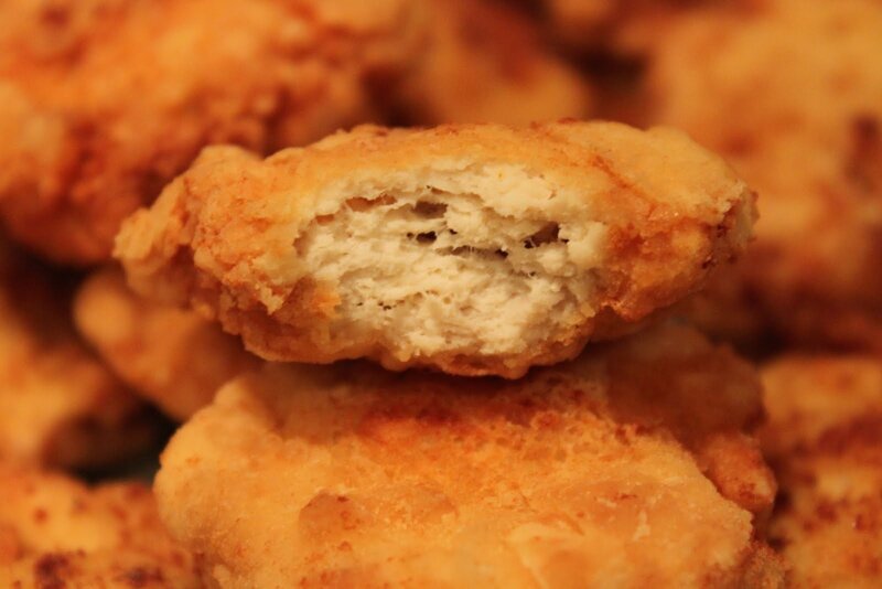 crispy fried chicken nuggets