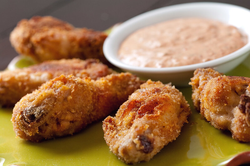 crispy fried chicken wings