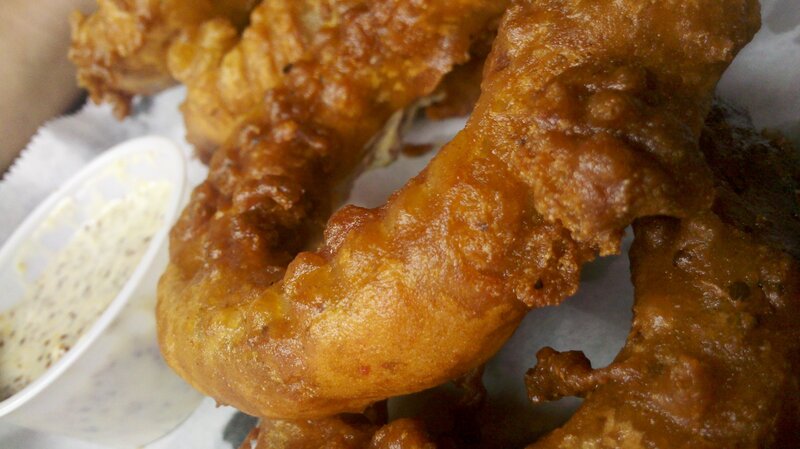 crispy fried onion rings