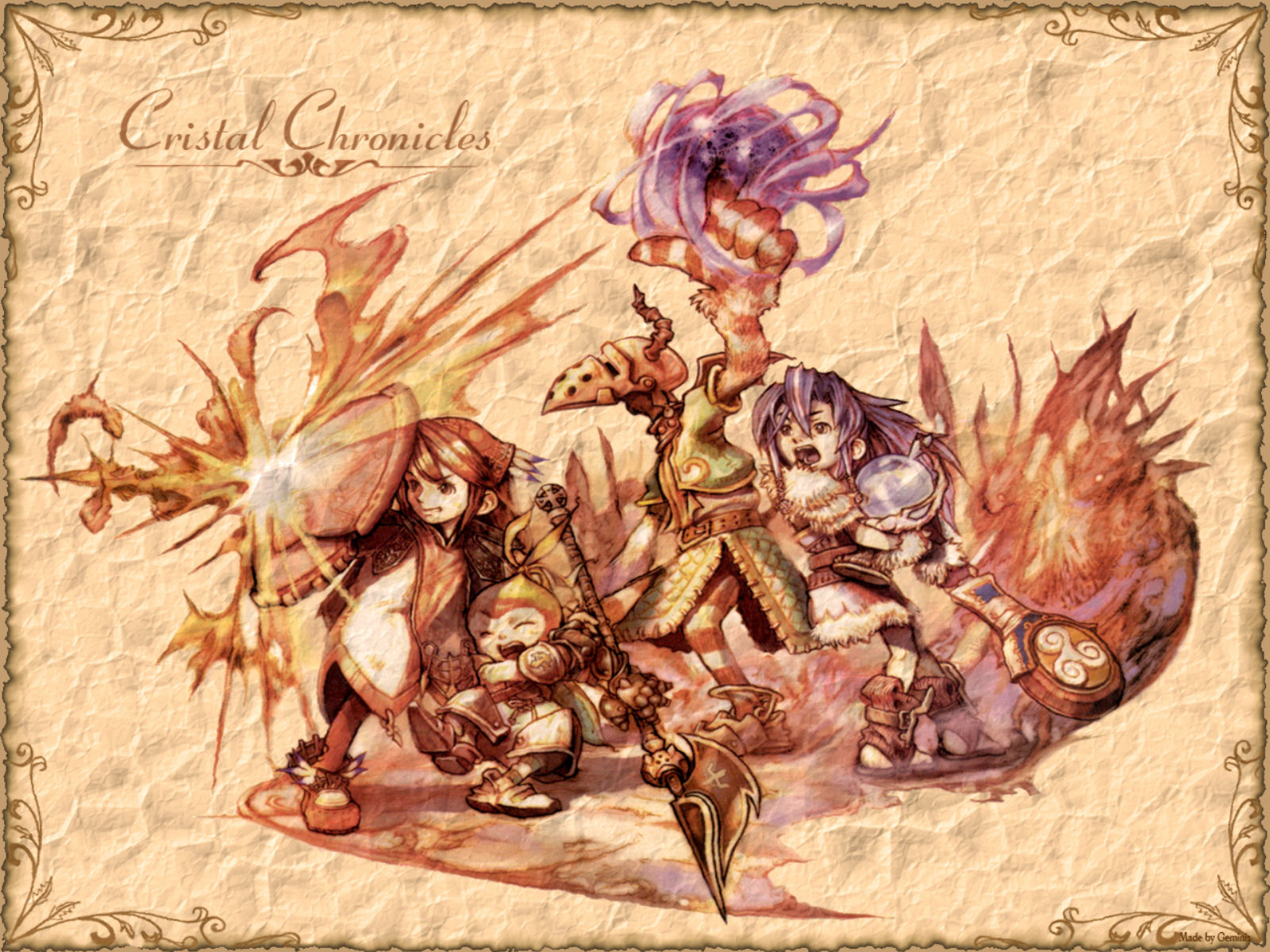 Cristal Chronicles characters