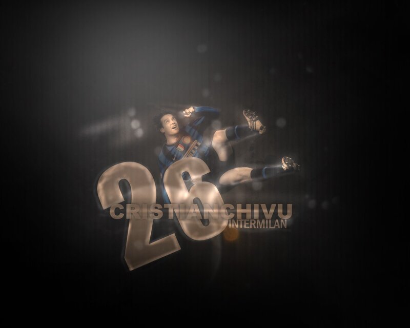 Cristian Chivu celebrating