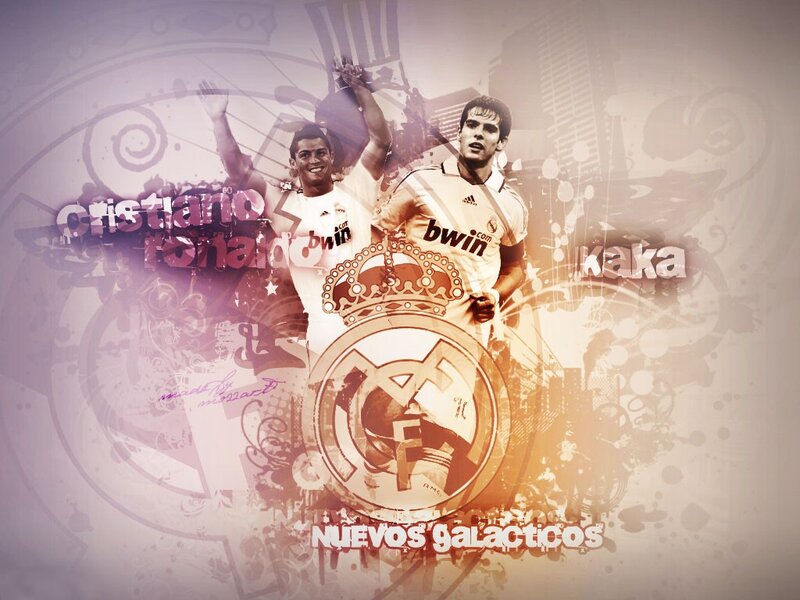 Cristiano Ronaldo and Kaká wallpaper