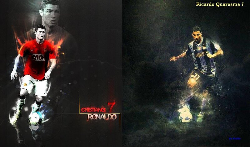 Cristiano Ronaldo and Quaresma
