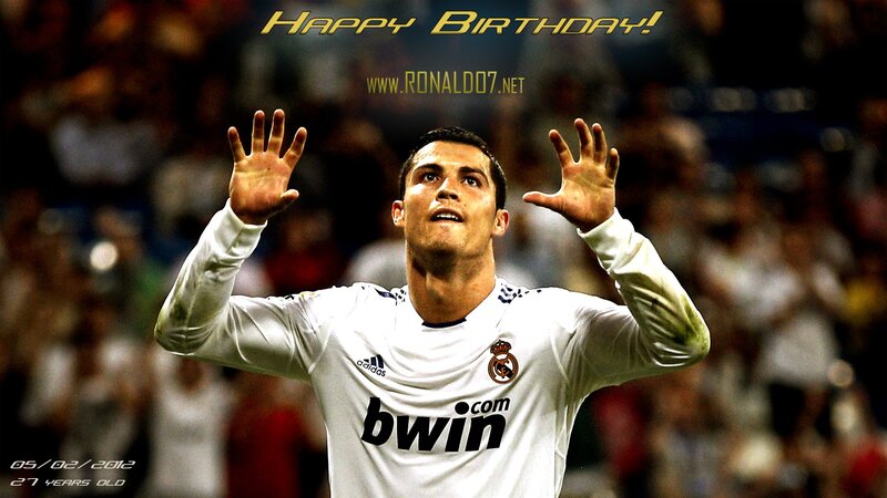 Cristiano Ronaldo birthday image