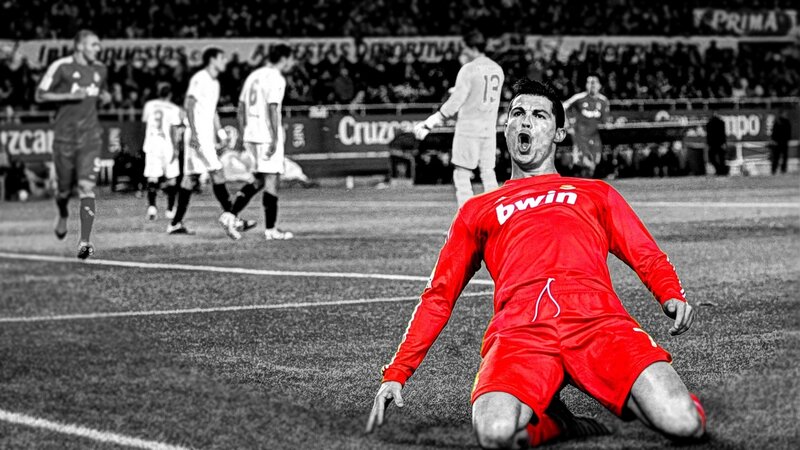 Cristiano Ronaldo celebrates goal