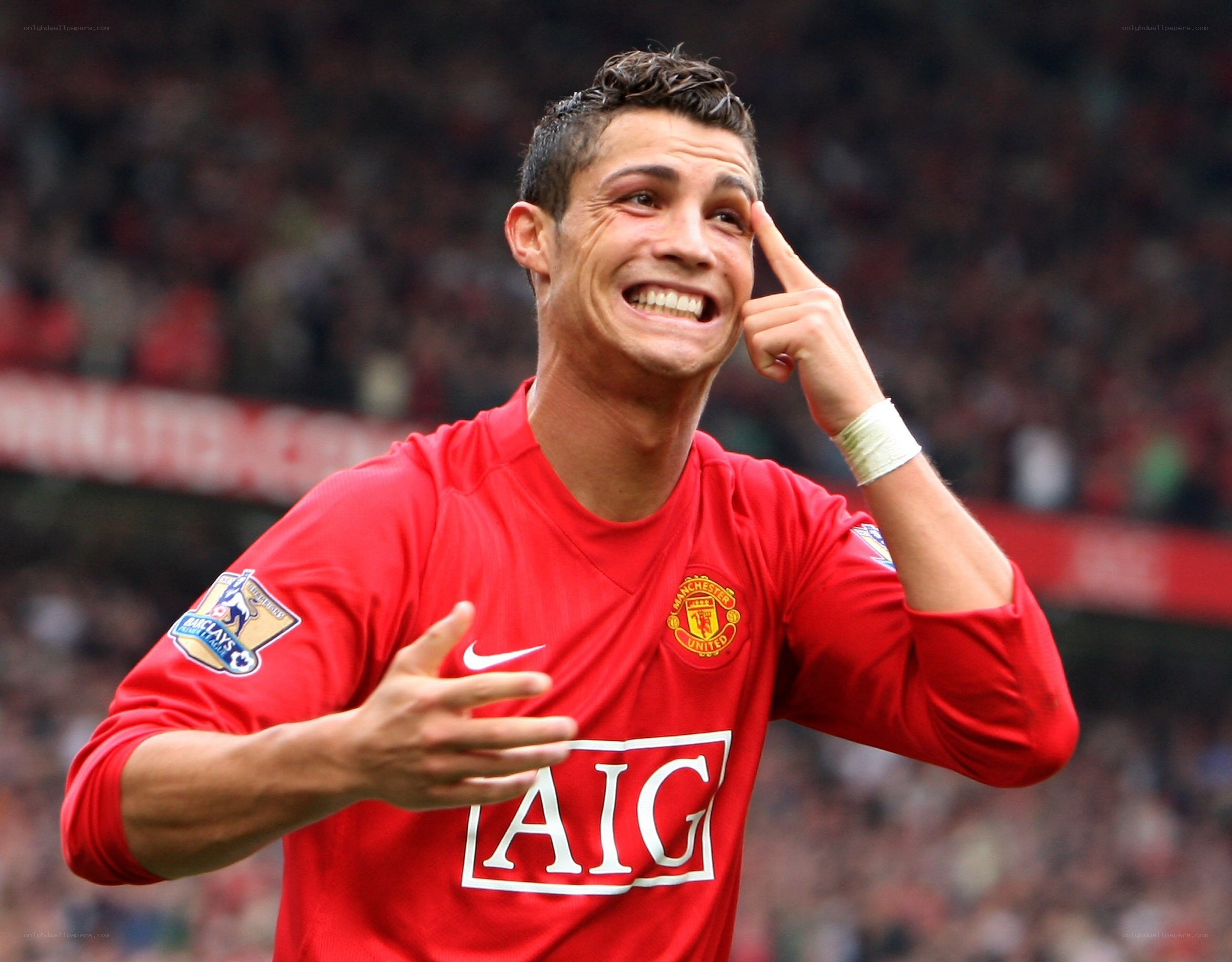 Cristiano Ronaldo celebrating