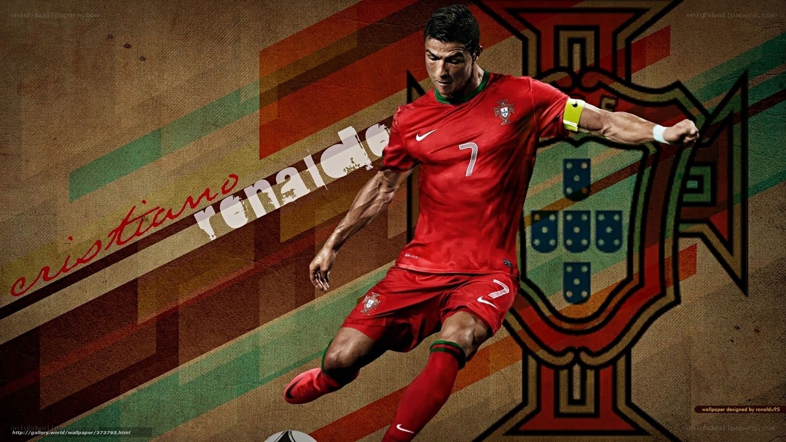 Cristiano Ronaldo football wallpaper