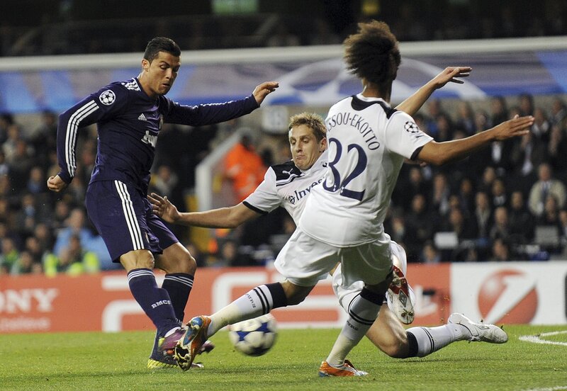 Cristiano Ronaldo in action