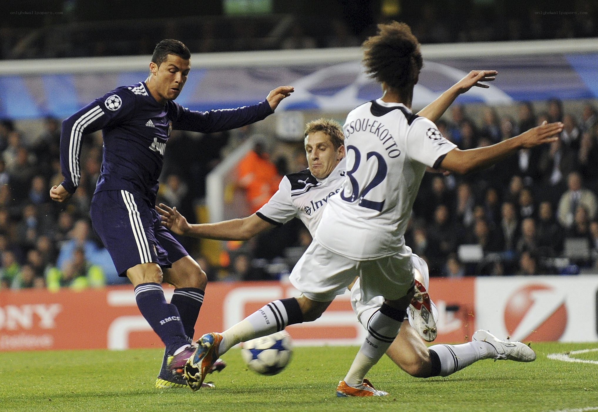 Cristiano Ronaldo in action